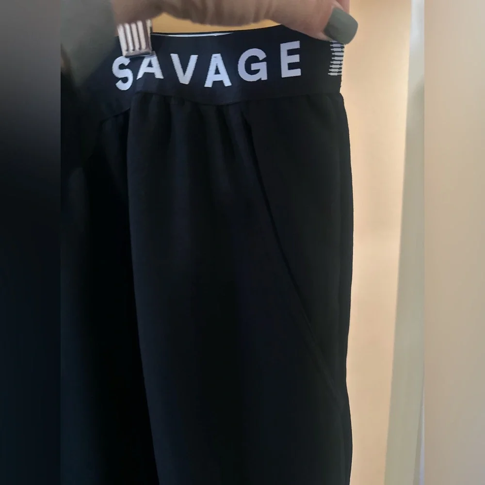 NWT Men’s‎ SAVAGE X FENTY FRENCH TERRY SLEEP PANT Black Loungewear Size XXXXL.